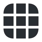 Grid 1 SVG Icon